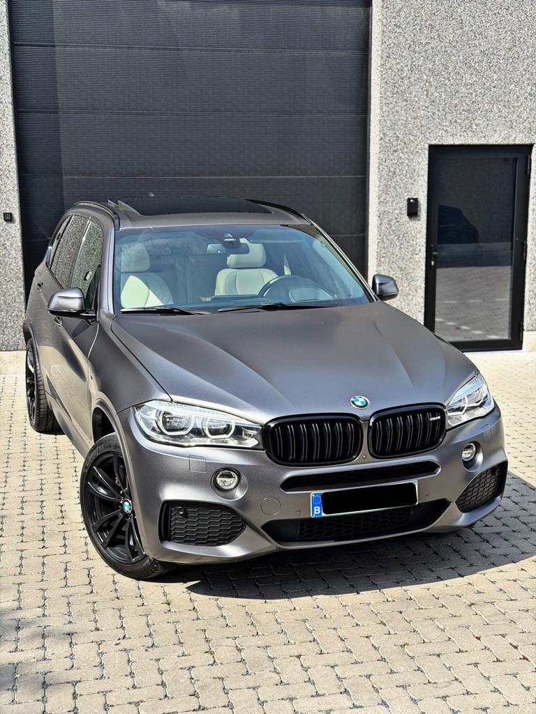 Bmw X5 2.0d Xdrive/M-pack/Pano/Mat grey/Btw/1J garantie, Auto's, Automaat, Leder, Diesel, Vierwielaandrijving