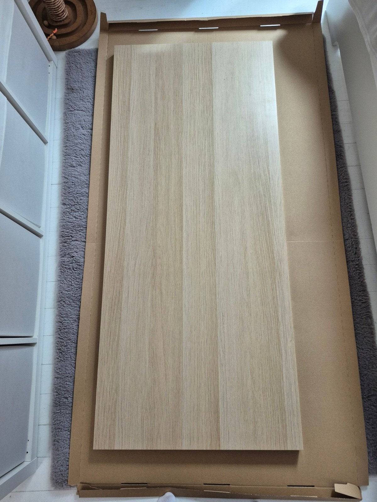 bureaublad 140x60, Huis en Inrichting, Ophalen, Demontabel, Hout, Schoolbureau
