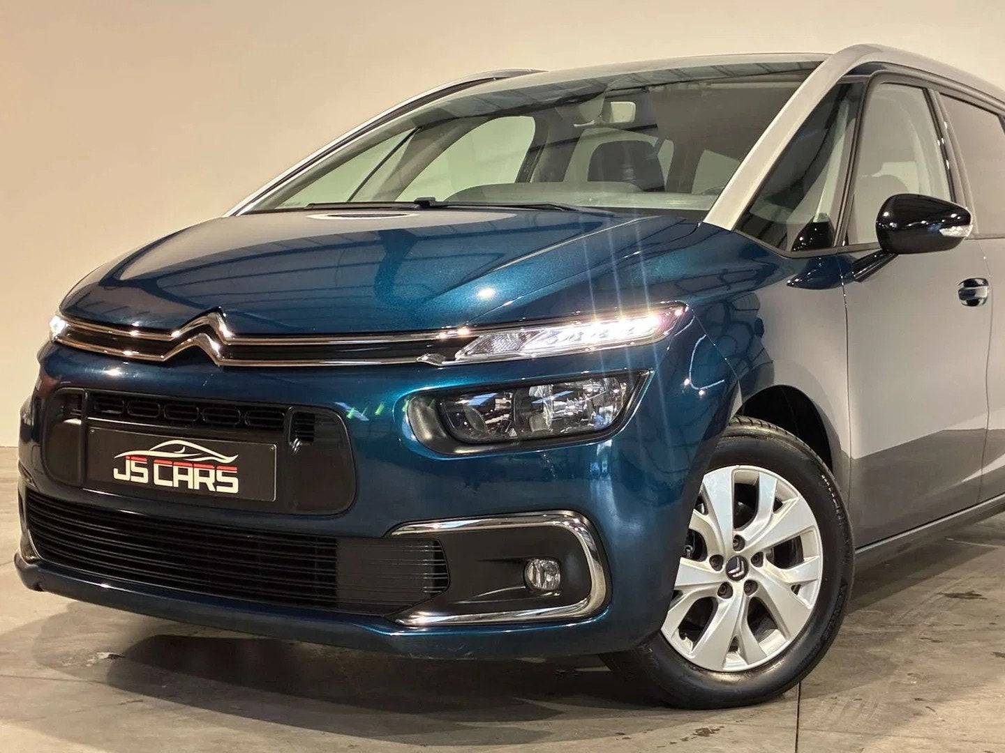 Citroën C4 Spacetourer Grand *7PLACES* 1.2 Feel 1ERPRO-COCK, Auto's, Stof, 1199 cc, Blauw, Handgeschakeld