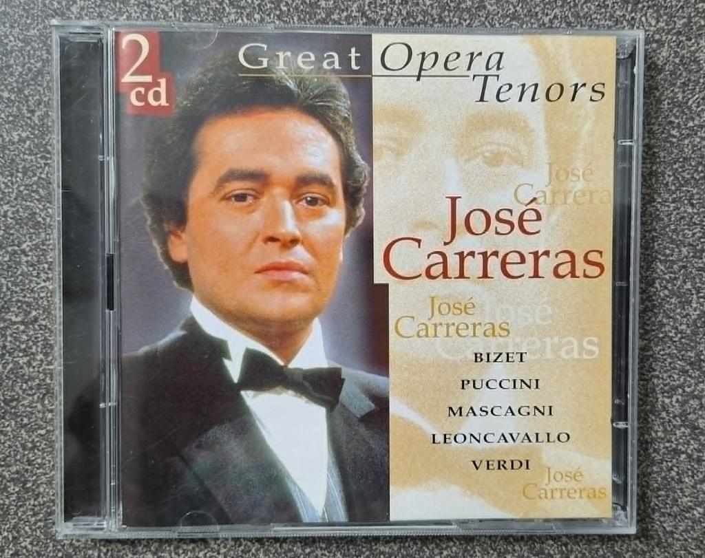 De originele dubbel-CD José Carreras: Great Opera Tenors., Enlèvement ou Envoi, Du modernisme à nos jours, Neuf, dans son emballage