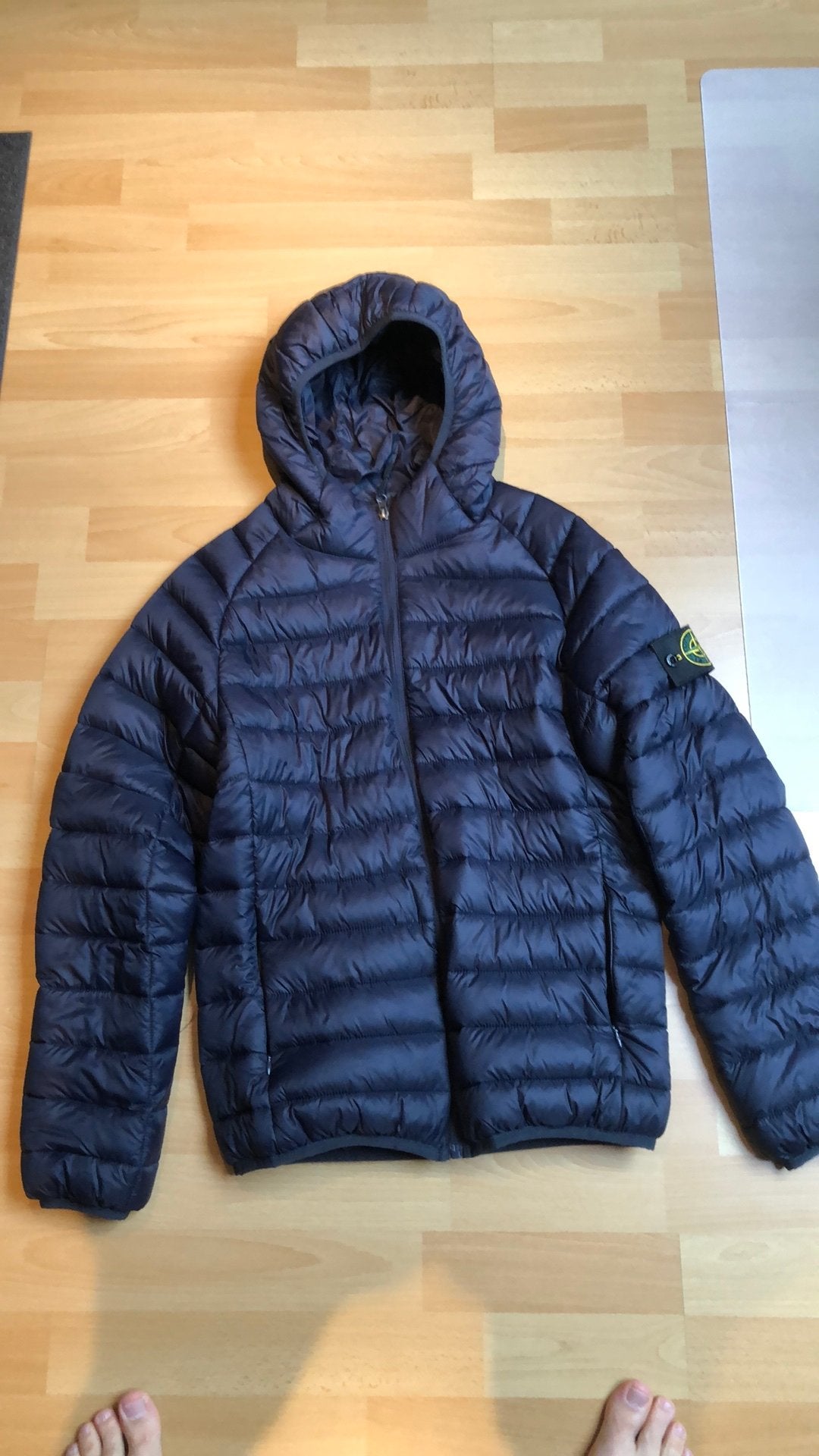 Stone island donkerblauwe jas, Kleding | Heren, Verzenden