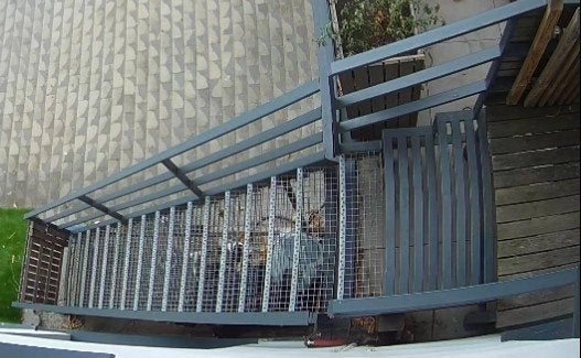 İndustriële metalen buiten trap, Tuin en Terras, Ophalen