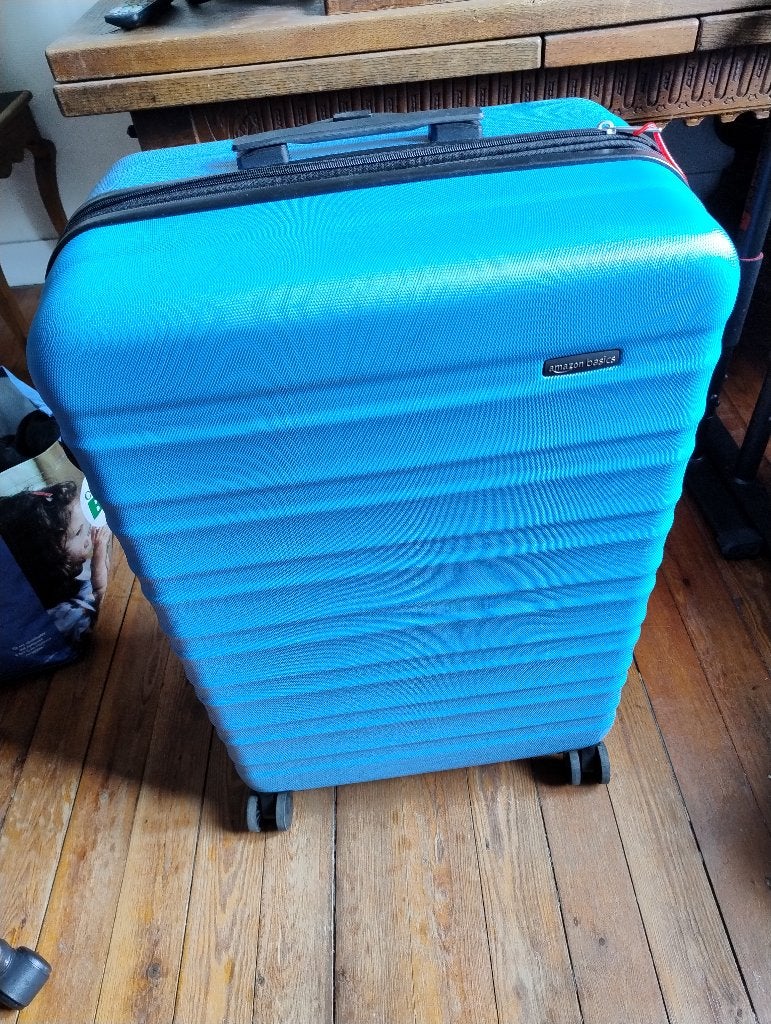 Grande Valise De Voyage, Plastique dur, Comme neuf, Enlèvement, 45 à 55 cm