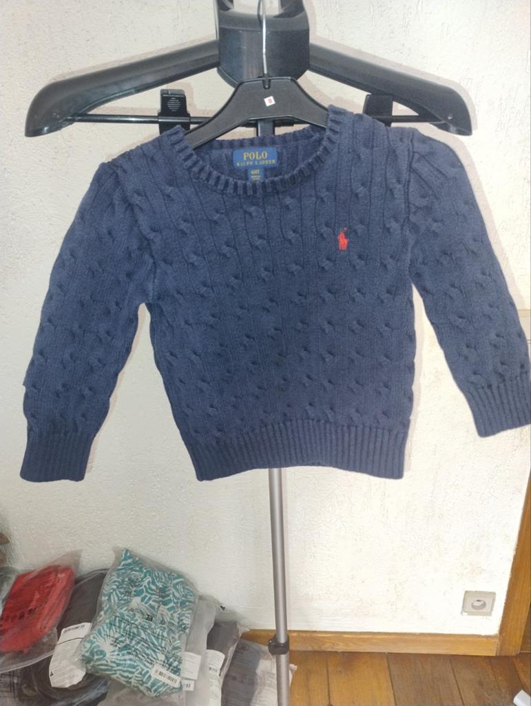 Pull Ralph Lauren Polo, Kinderen en Baby's, Babykleding | Maat 86, Zo goed als nieuw, Jongetje, Ralph Lauren, Truitje of Vestje