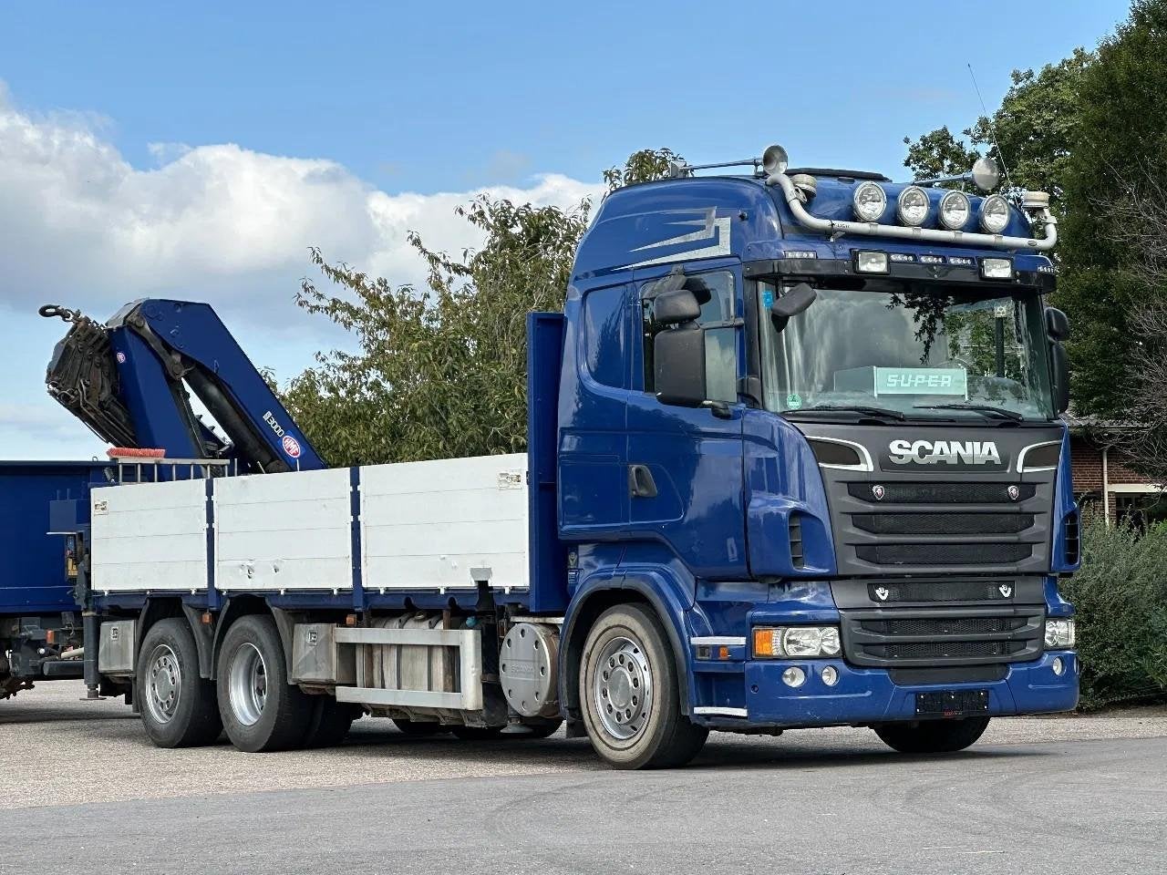 Scania R560 V8 hmf 30tm 2012 ! grue/kran/grue ! 6x2 ! tou, Autos, Euro 5, Achat, Chauffage de stationnement, 560 ch
