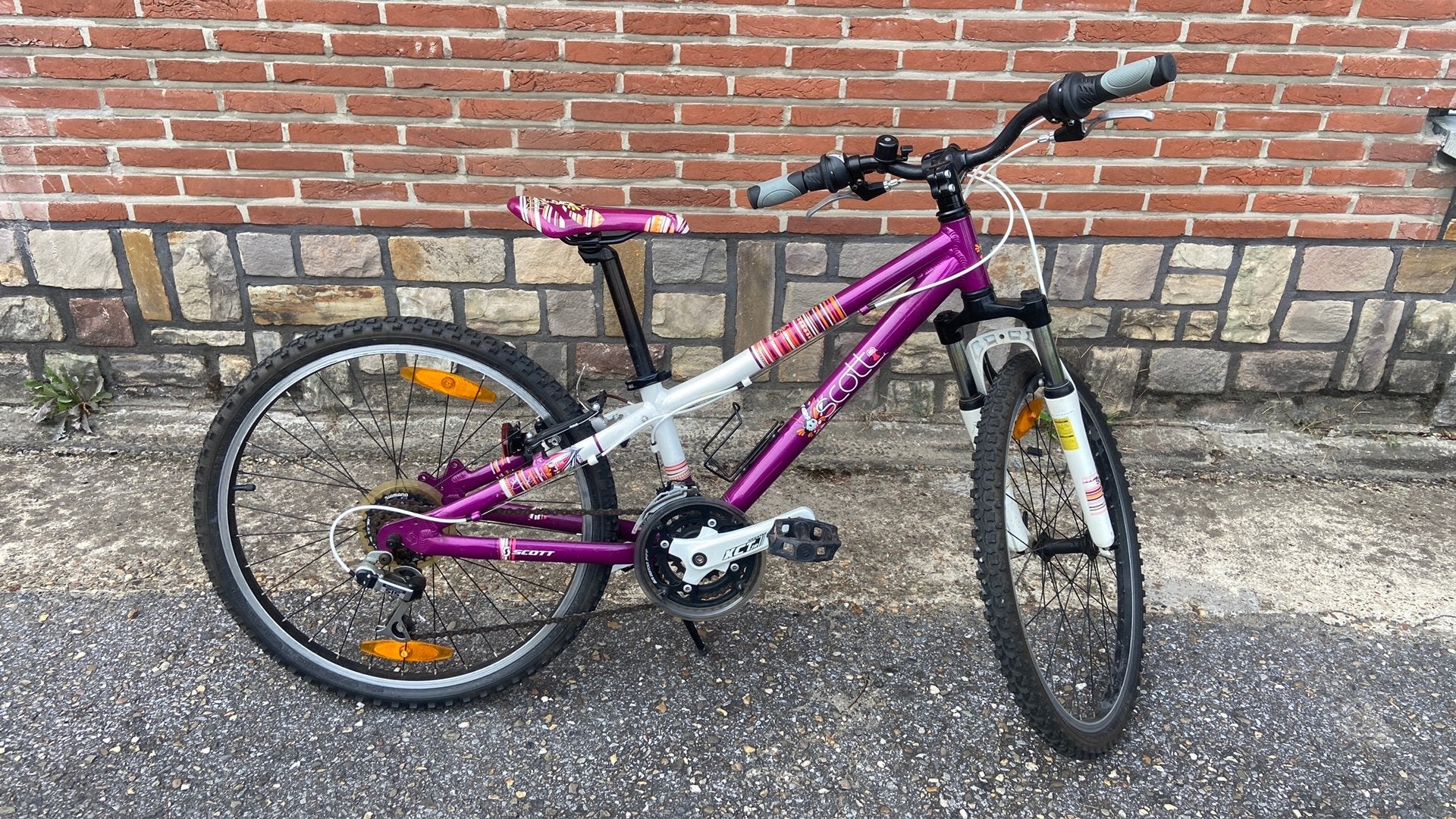 Scott junior contessa MTB meisjes 24 inch, Fietsen en Brommers, Ophalen, Velgrem, Handrem, Gebruikt