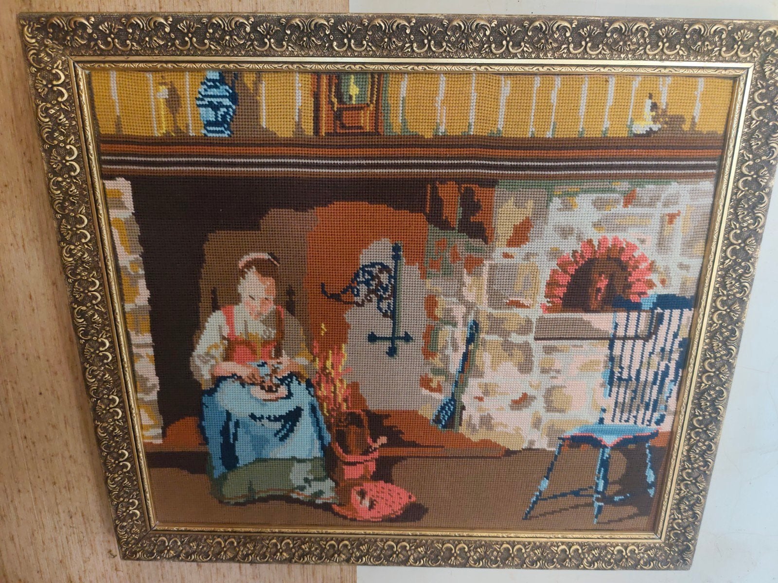 kader met doek, Enlèvement, Toile