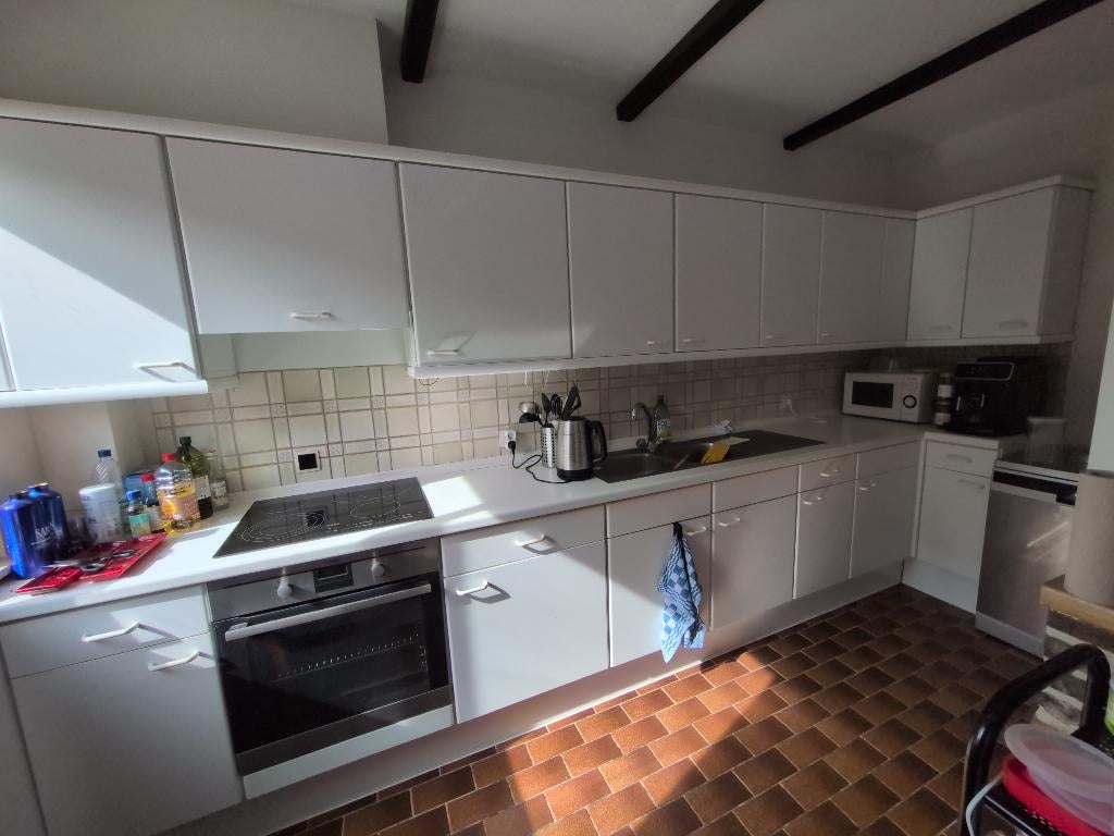Keuken, Ophalen, Gebruikt, Wit, Enkelwandige keuken