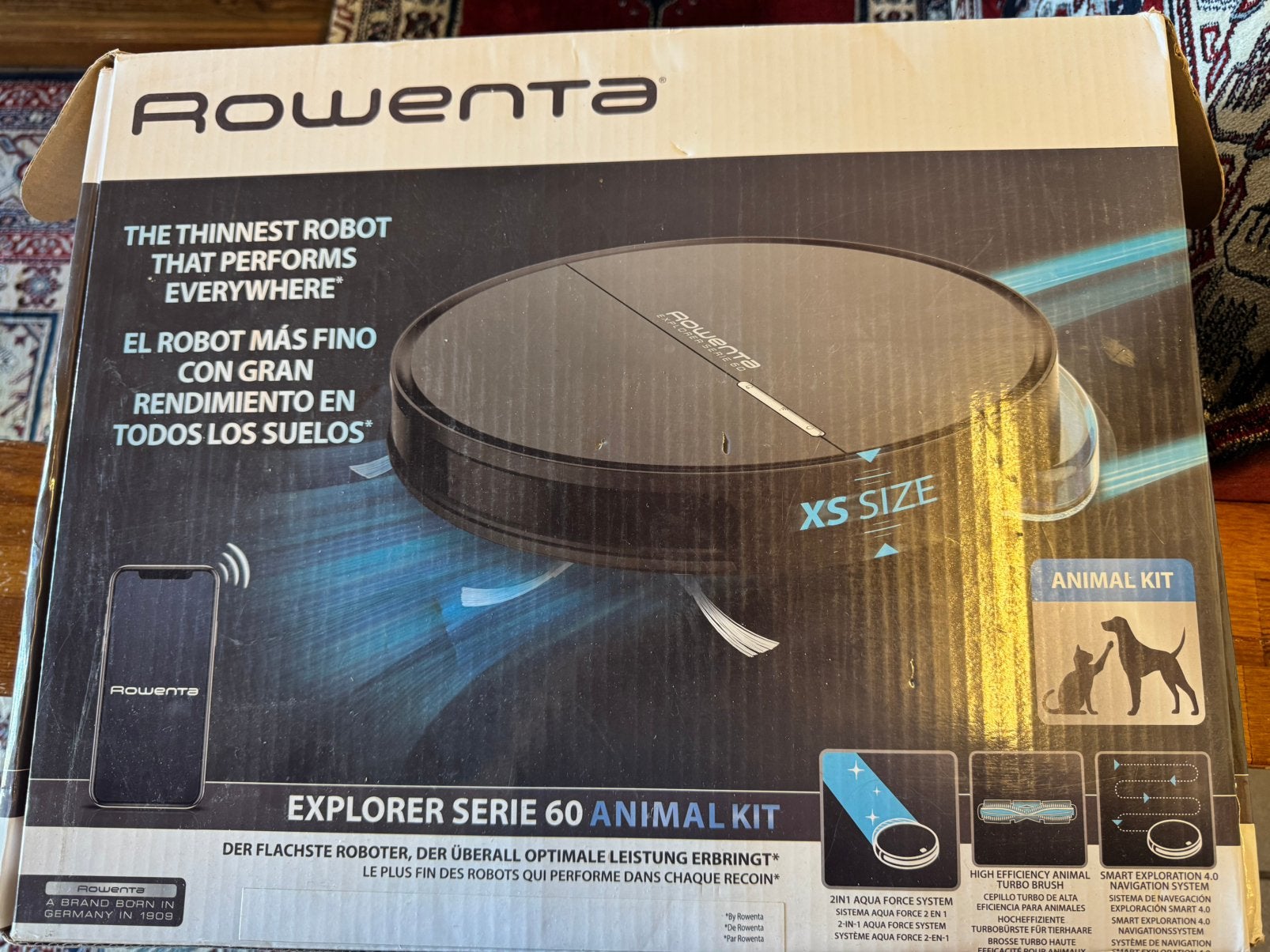 Rowenta - Explorer Serie 60 - Nieuwstaat / Spotprijs, Maison & Meubles, Enlèvement ou Envoi