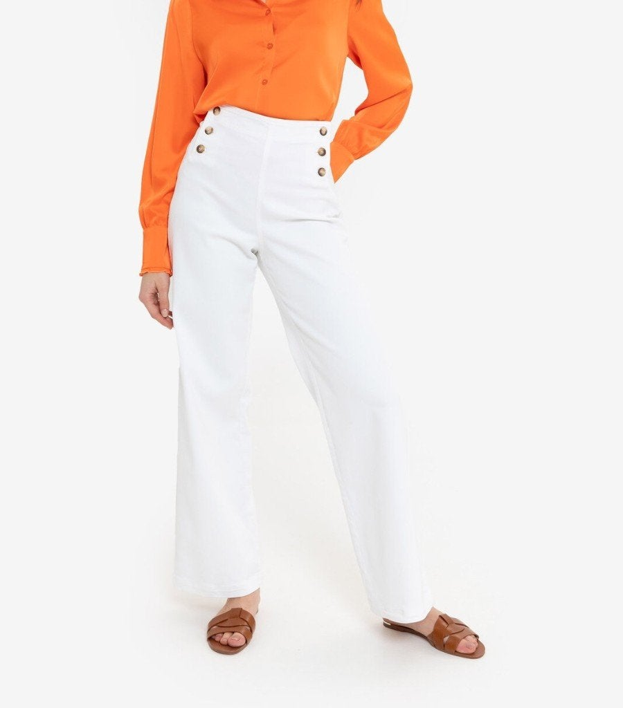 Terre Bleue witte broek - nieuw, Maat 38/40 (M), Wit, Nieuw, Verzenden
