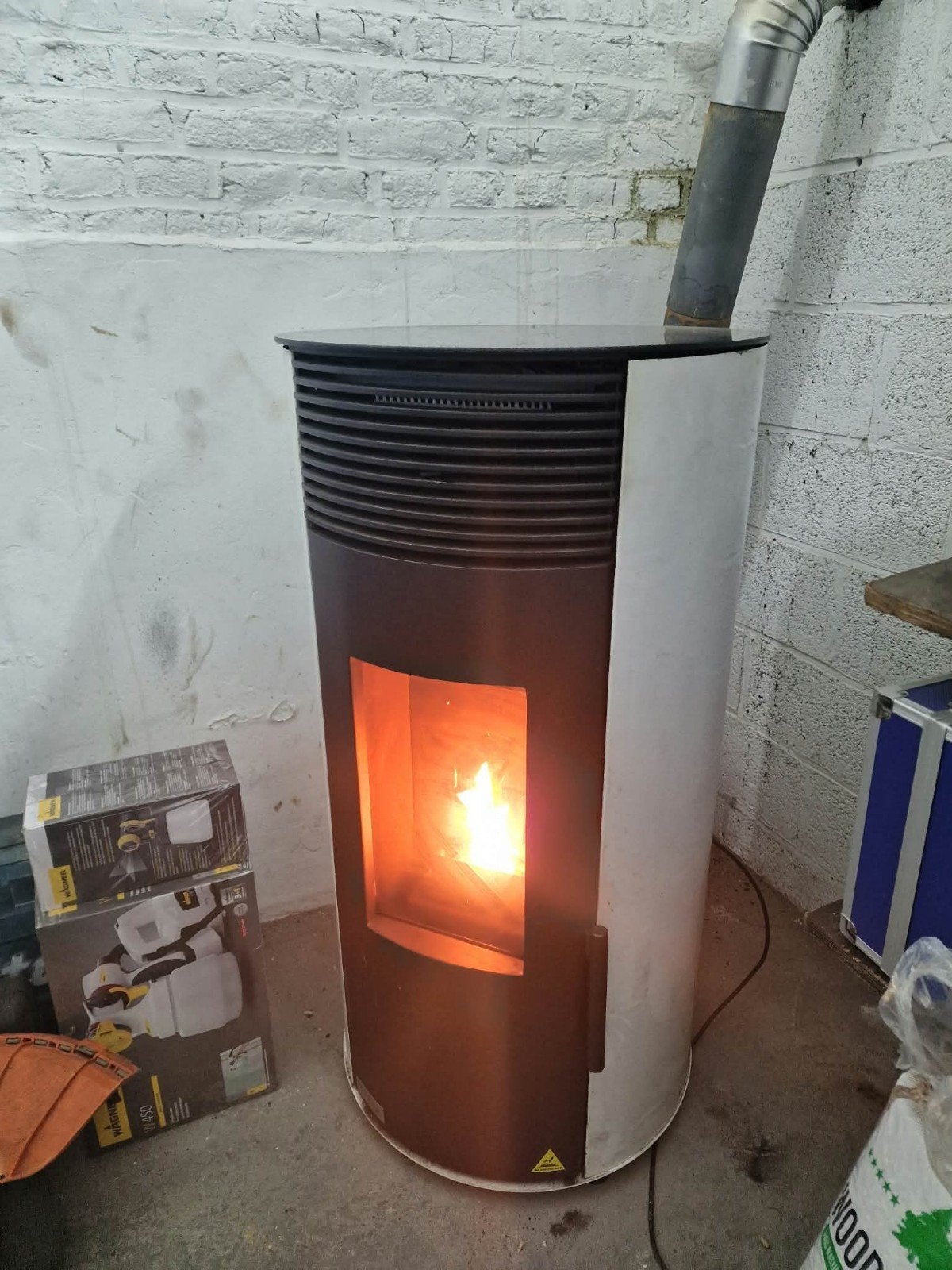 pôele a pellet teba (10-18kw), Enlèvement