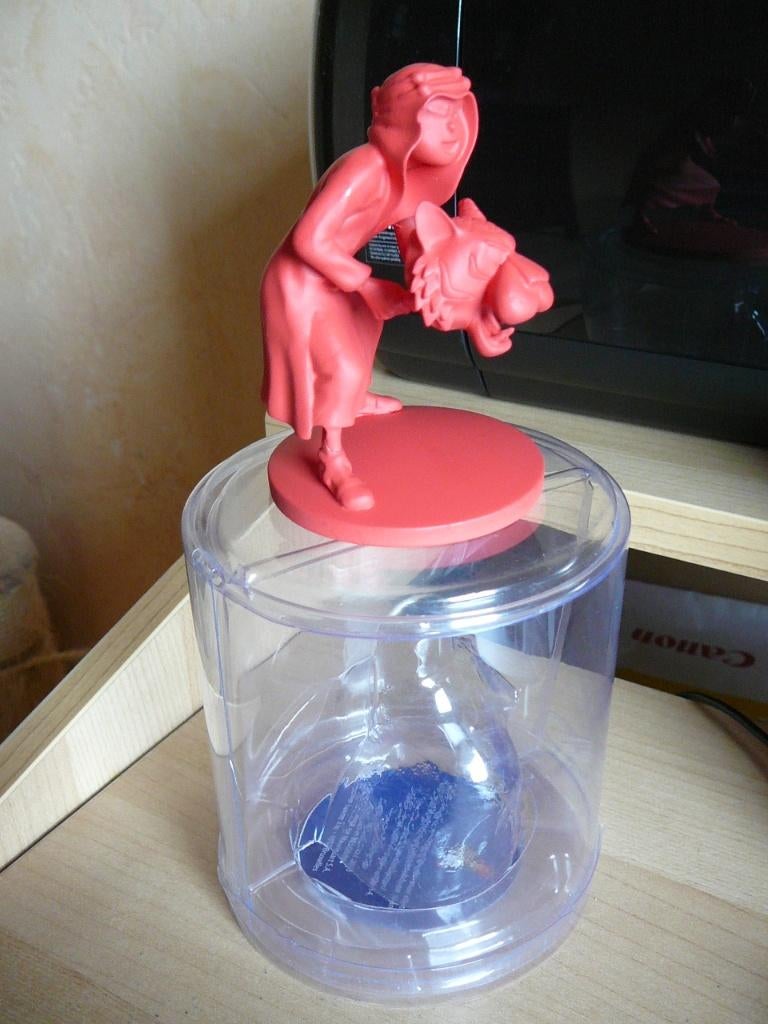 Figurine Tintin : Abdallah avec la tête de tigre (NEUF), Enlèvement, Tintin, Neuf, Statue ou Figurine