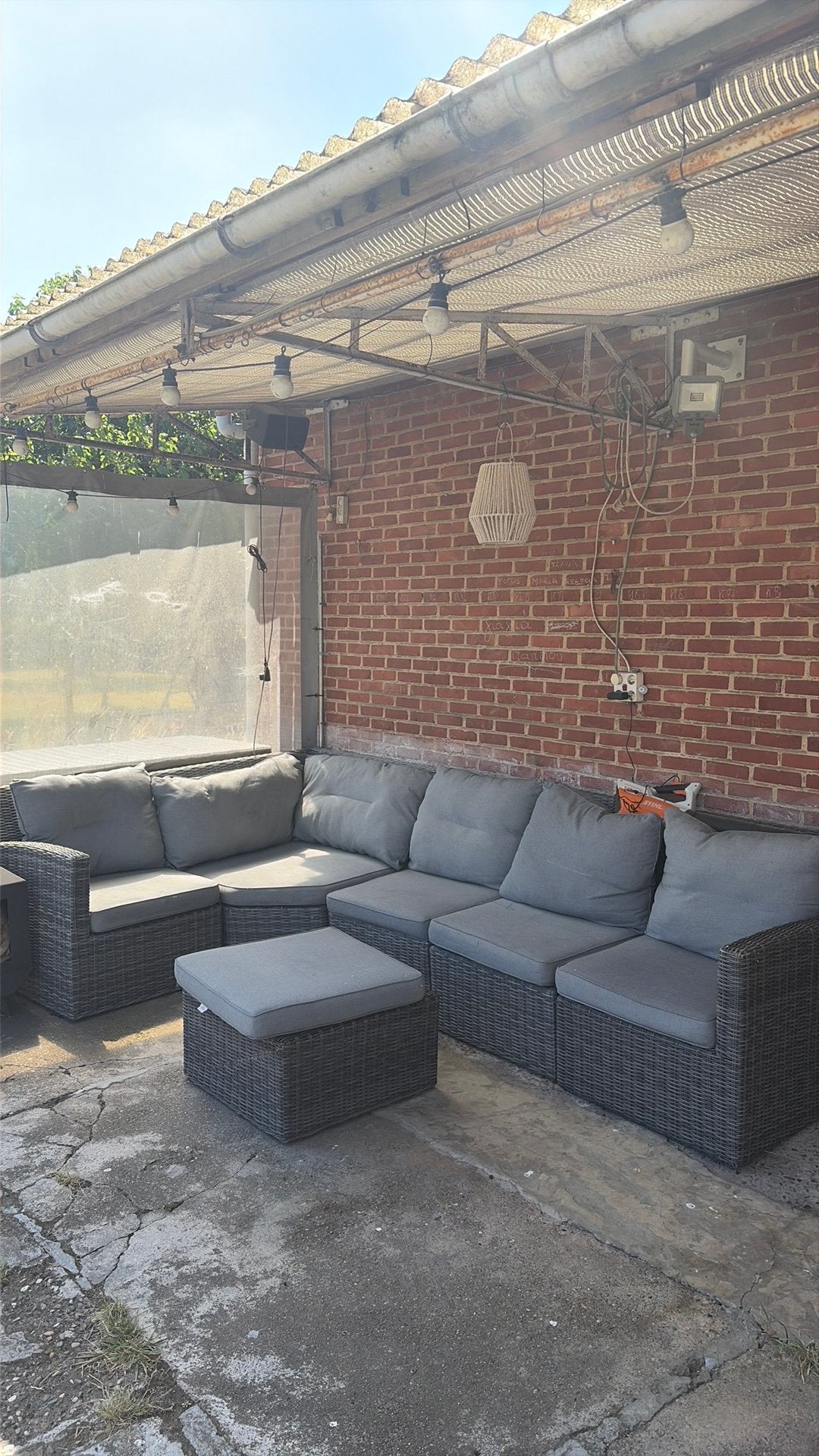 Lounge set. Incl waterdichte bak, Tuin en Terras, Ophalen, Zo goed als nieuw
