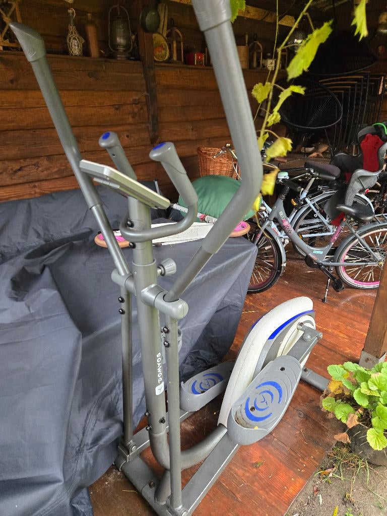 HOMETRAINER DAMYOS MET SCHERM, Sport en Fitness, Ophalen, Gebruikt, Metaal, Benen