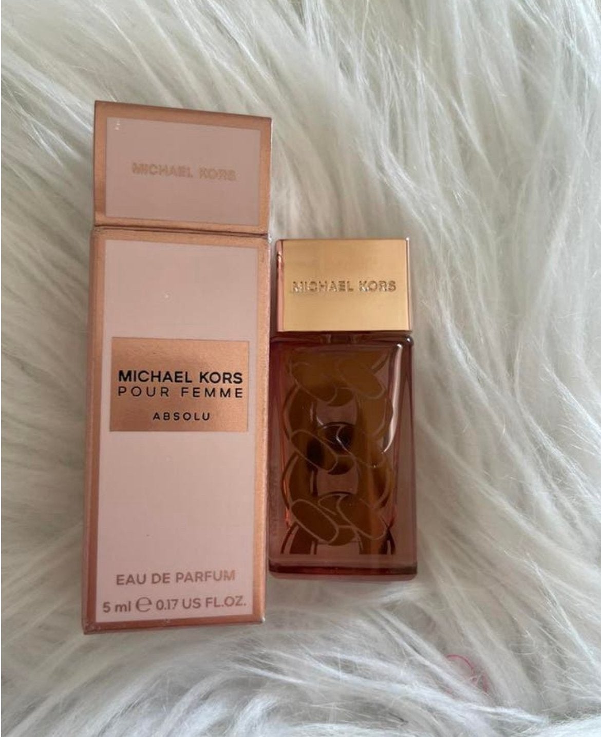 Michael Kors pour femme Absolute EDP miniature 5 ml, Collections, Parfums, Enlèvement ou Envoi, Neuf, Miniature, Plein