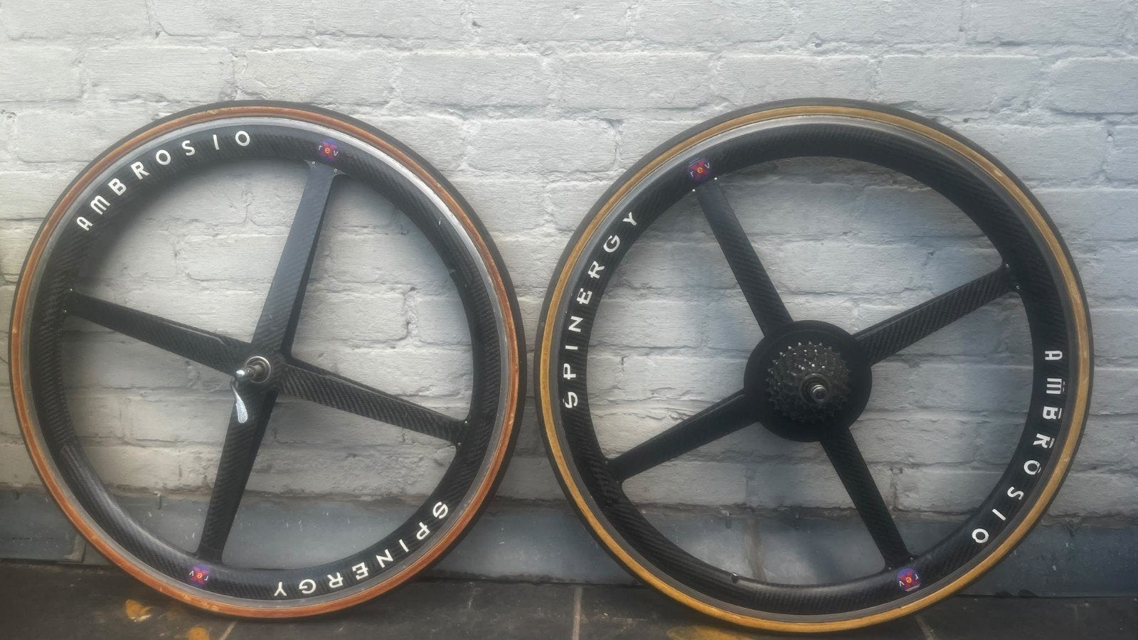 Ambrosio Spinergy wielen 8 speed tubes, Ophalen