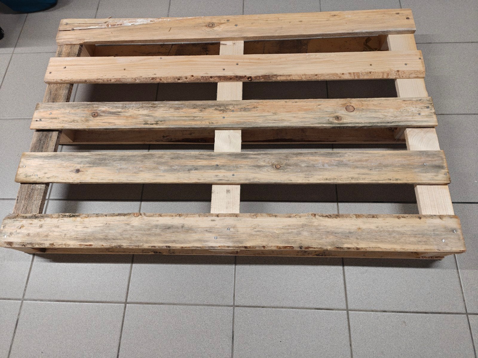 Gratis palet, Ophalen