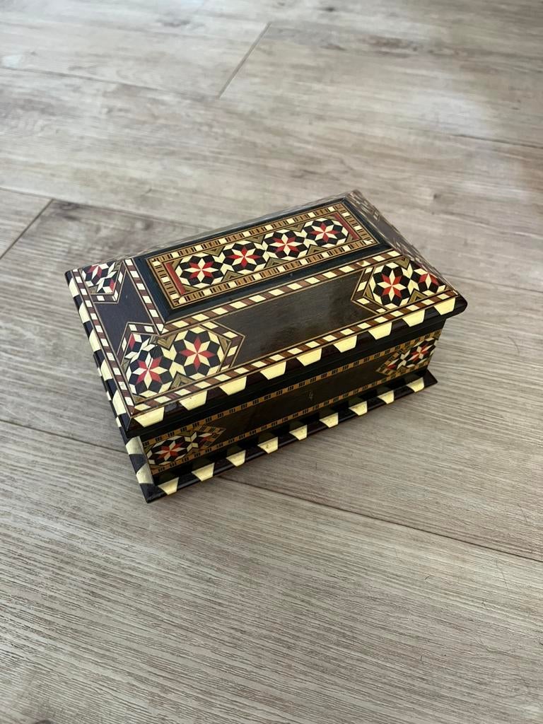 Vintage houten kistje, Ophalen of Verzenden