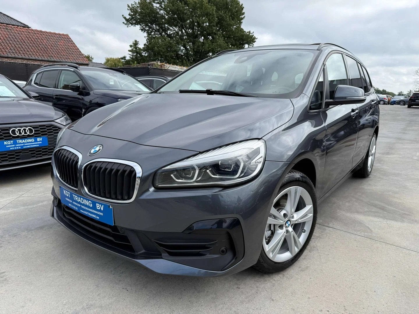 BMW 2 Serie Tourer 218 iA GRAN 7 ZETELS AUTOMAAT NAVIGATIE L, Autos, Argent ou Gris, Achat, Euro 6, Entreprise