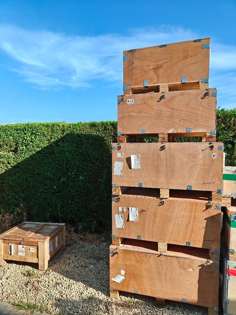 Kisten hout, Dieren en Toebehoren, Ophalen, Zo goed als nieuw