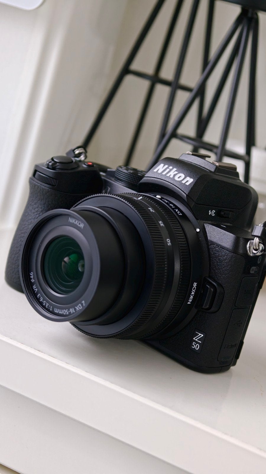 Nikon Z50 systeemcamera + NIKKOR Z DX 16-50mm f/3.5-6.3 VR, Audio, Tv en Foto, Geheugenkaart, Ophalen of Verzenden, Zo goed als nieuw