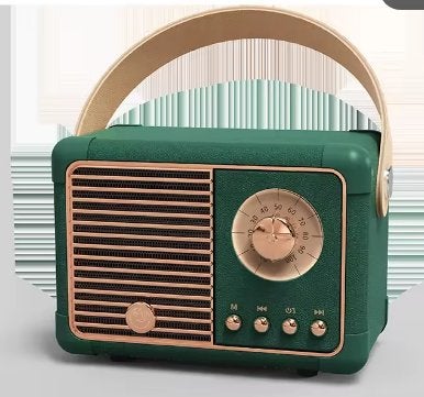 Retro Bluetooth speaker 3W op USB incl poort voor SD kaart, Verzenden, Nieuw