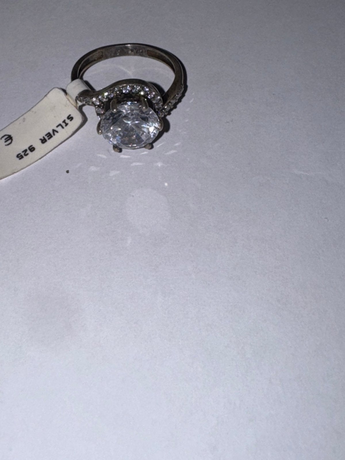 Bague en argent 925, Enlèvement ou Envoi, Comme neuf, Argent, Argent