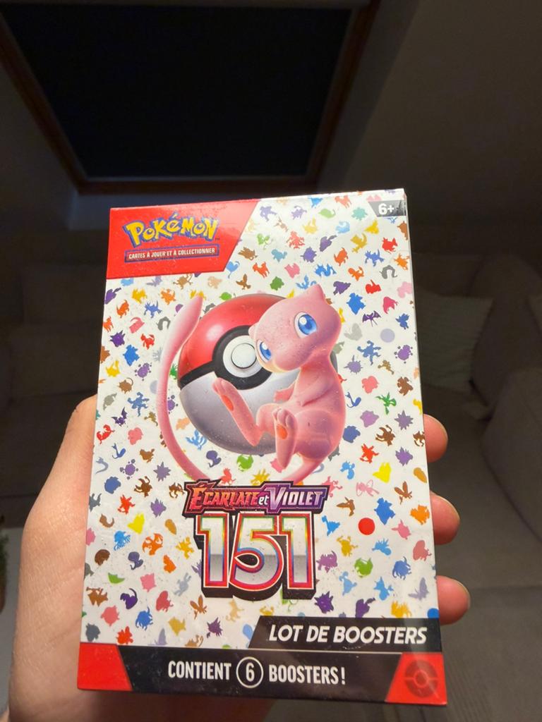 6 boosters 151 pokemon, Enlèvement ou Envoi, Neuf