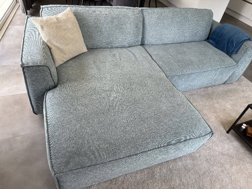 Hoeksalon - 280x180 - Zo goed als nieuw, amper gebruikt, Ophalen, 250 tot 300 cm, Hoekbank, Nieuw