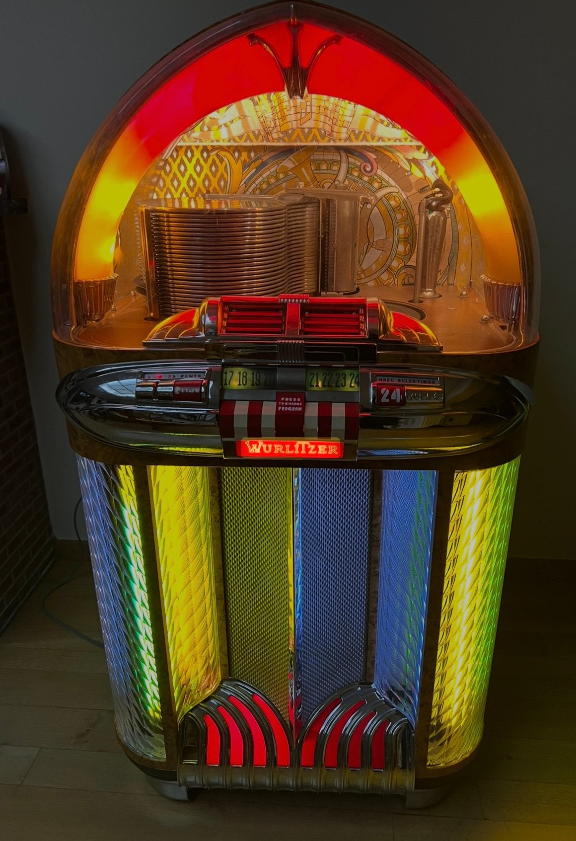 Prachtige Jukebox Wurlitzer 1100 uit 1949, Verzamelen, Ophalen, Gebruikt, Voor 1950, Wurlitzer