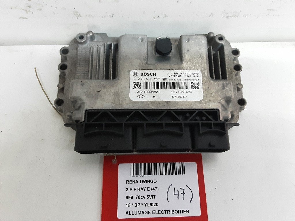 MODULE D ALLUMAGE Renault Twingo III (AH) (237105748R), Renault, Mevr. I. Hauben, Utilisé, Rue de l'Espoir 34 34
4030  GRIVEGNÉE, BE