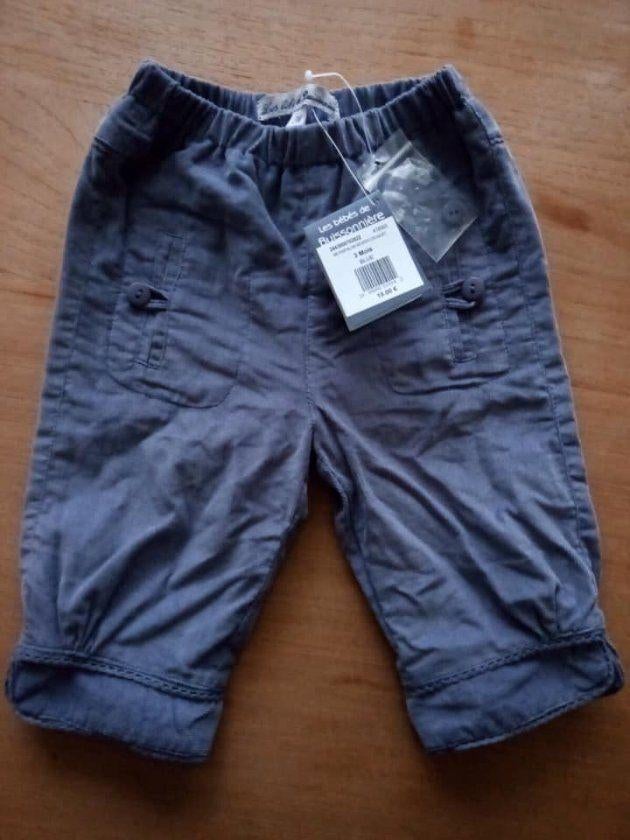 Nieuw Buissonniere fluwelen broekje babyjongen 3 maanden, Kinderen en Baby's, Ophalen of Verzenden, Nieuw, Jongetje, Broekje