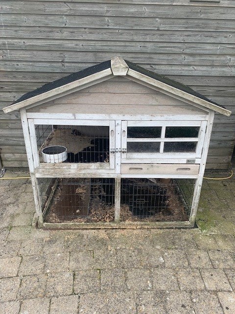 Konijnenkot, Dieren en Toebehoren, Ophalen, 90 cm of meer, Konijn, Hok