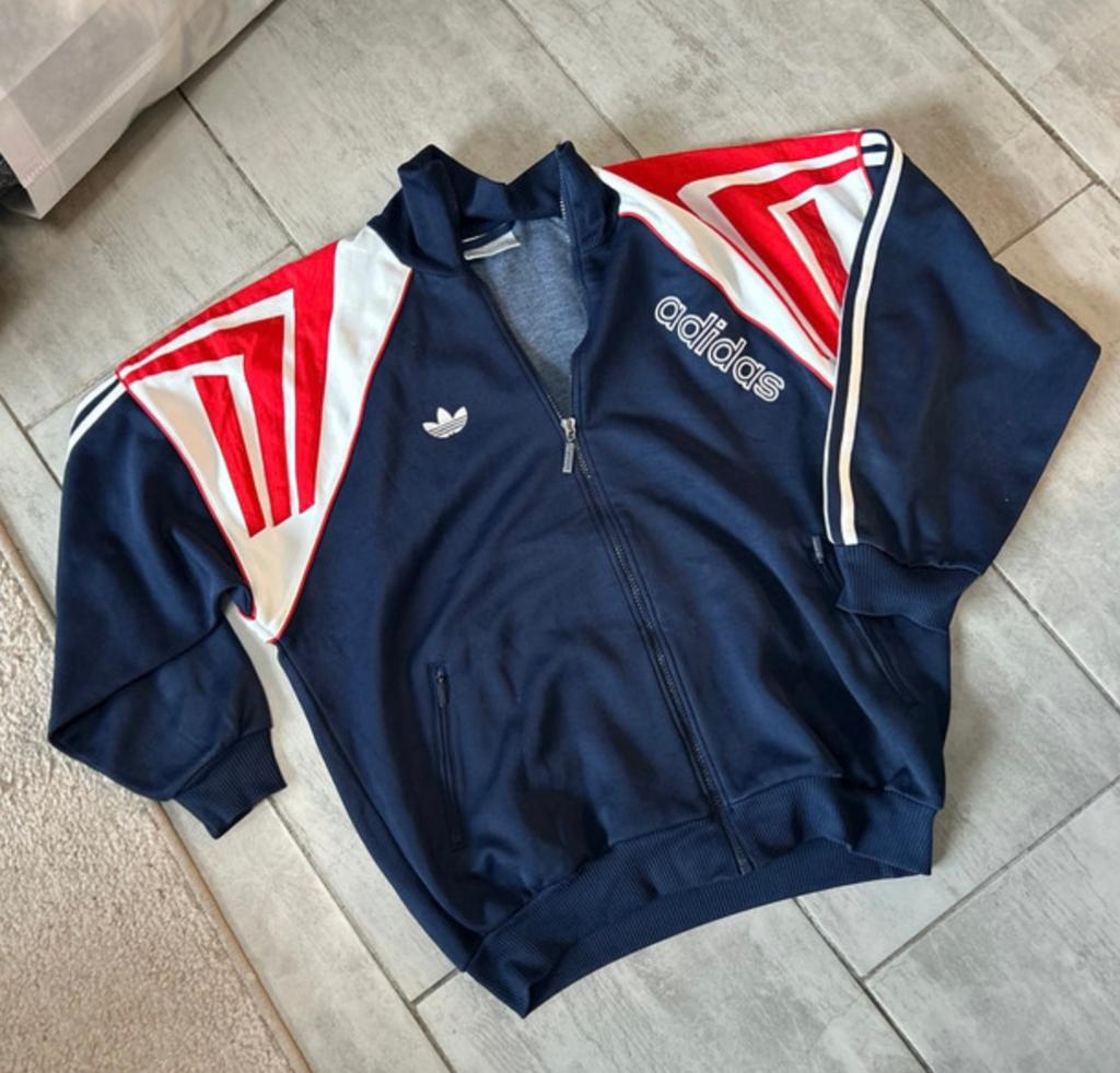 Vintage Adidas oversized jas uit de jaren 90 M TBE, Ophalen of Verzenden, Zo goed als nieuw, Algemeen, Maat 48/50 (M)