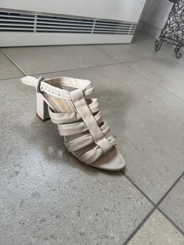 Sandalen dames, Kleding | Dames, Ophalen, Zo goed als nieuw, Beige