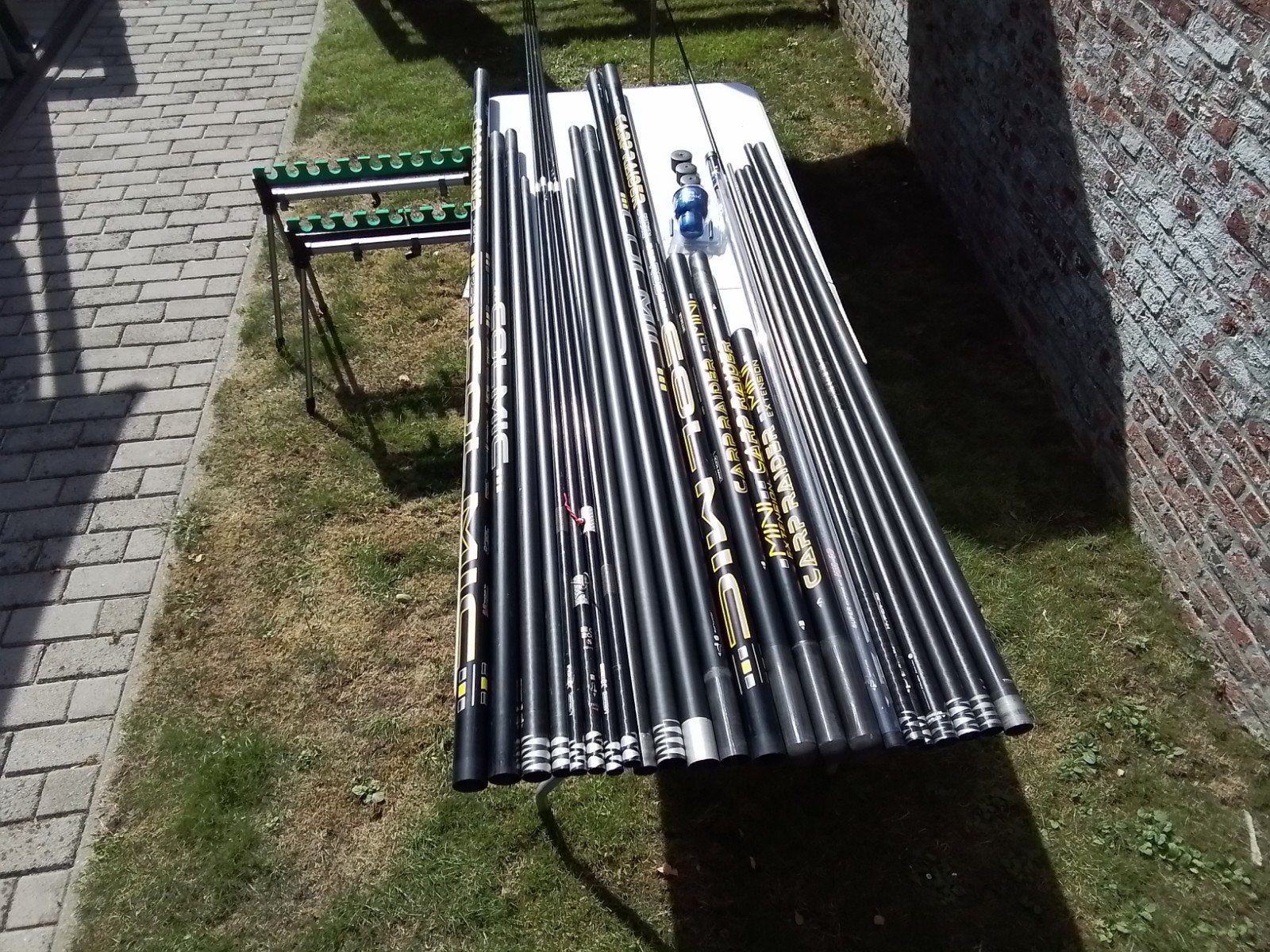 colmic stokken 10m en 11.50m te koop, Ophalen, Vaste hengel