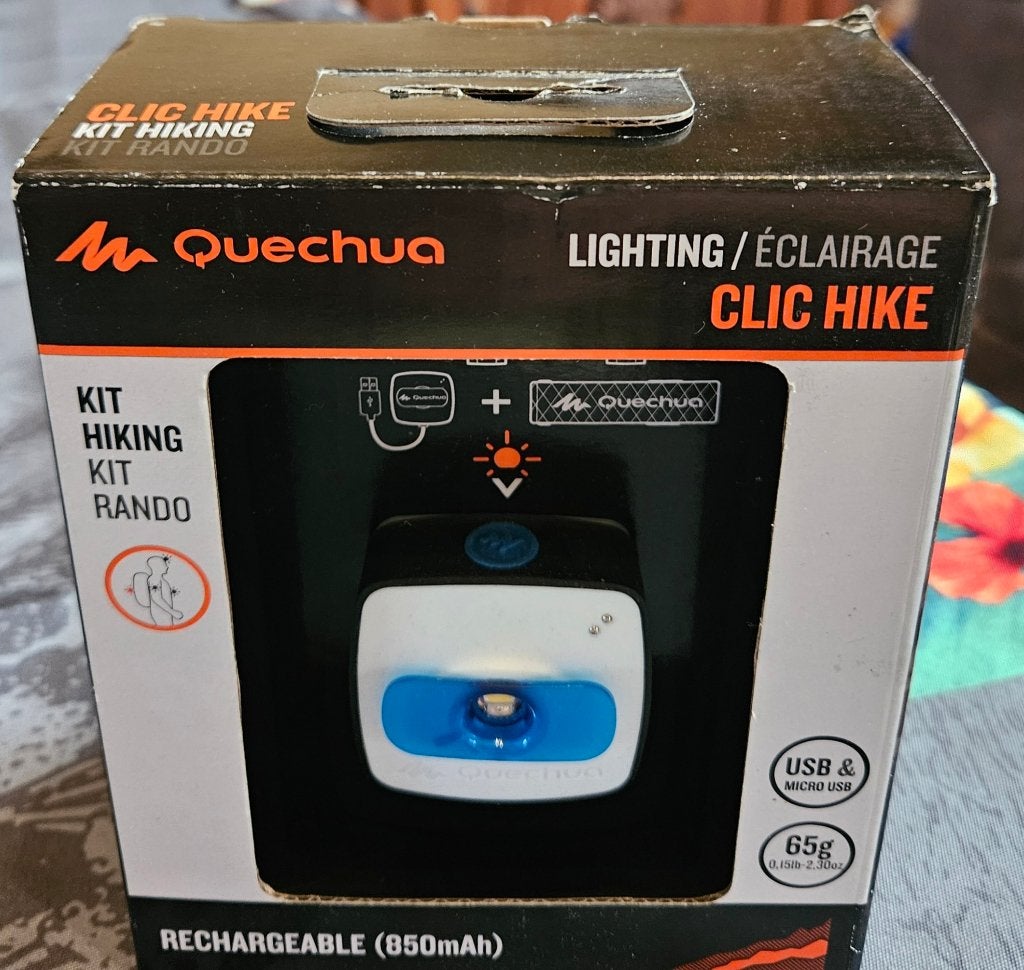 Quechua-verlichting/Clic Hike-verlichting, Ophalen of Verzenden, Nieuw, Overige typen