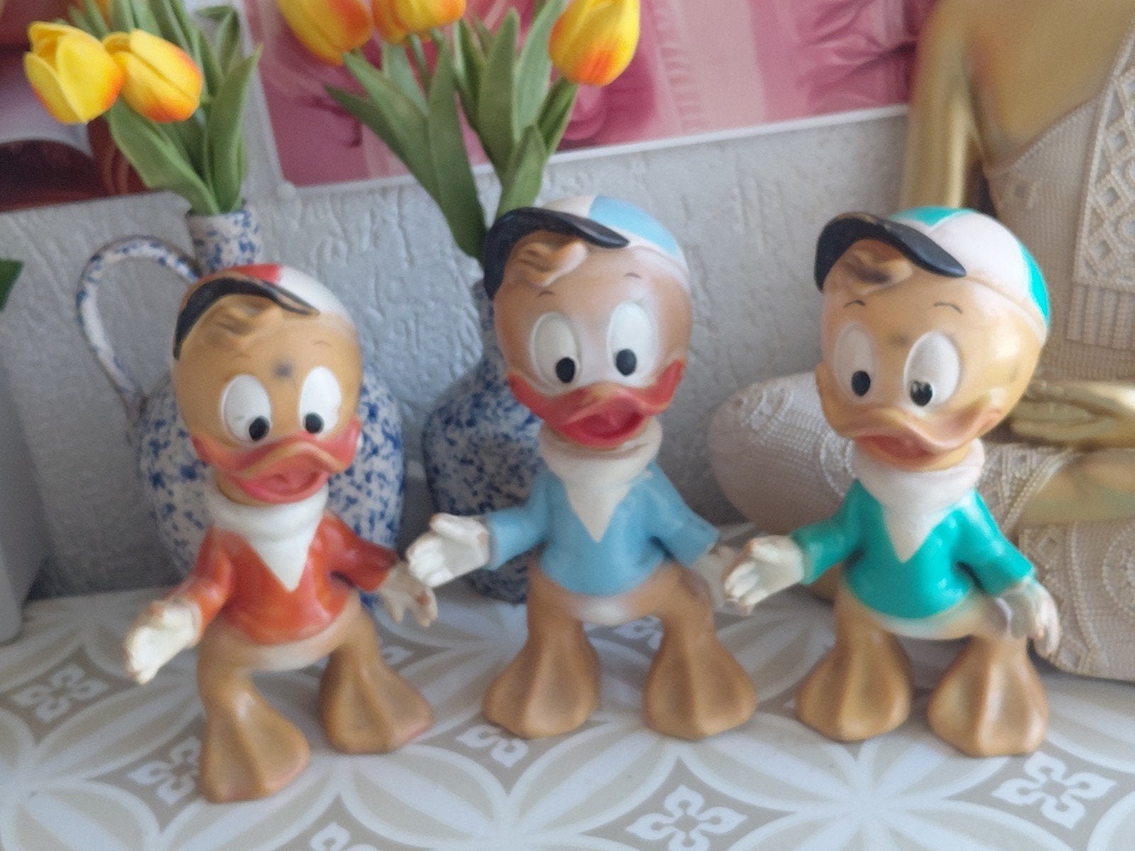 Piep poppen kwik kwek & kwak biserka zagreb, Collections, Jouets miniatures, Enlèvement