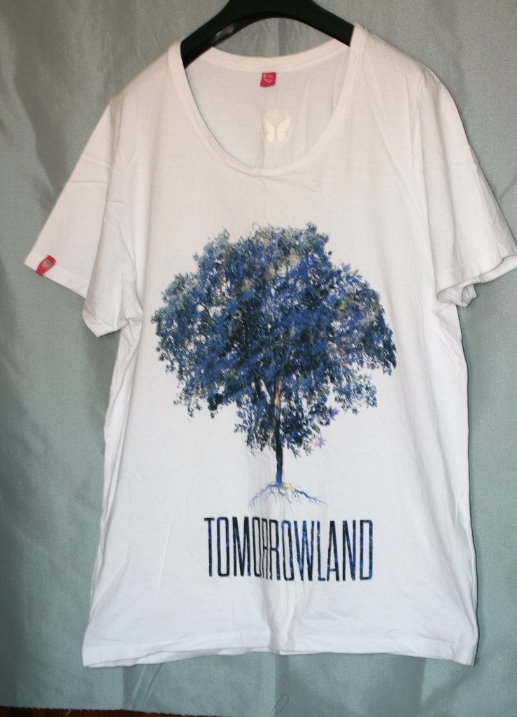 Tomorrowland T-shirt Maat XXL, Enlèvement ou Envoi, Porté, Taille 46/48 (XL) ou plus grande, Blanc