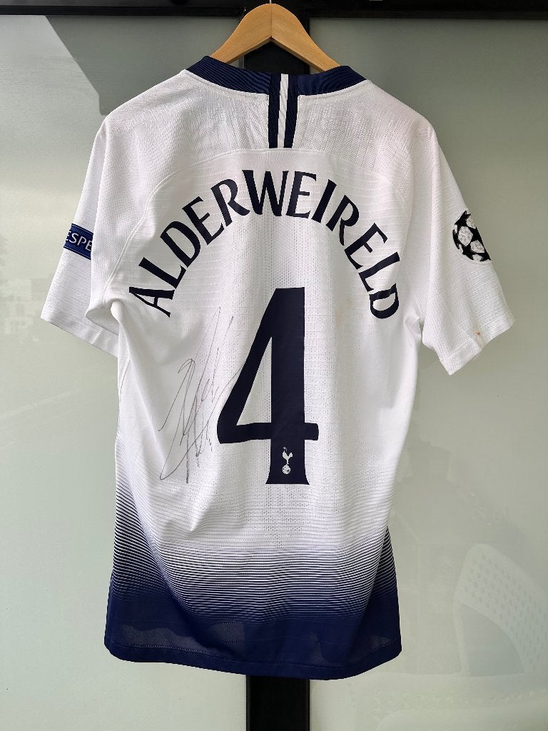 Signed Tottenham Hotspur-shirt / Toby Alderweireld, Enlèvement ou Envoi, Utilisé, Maillot