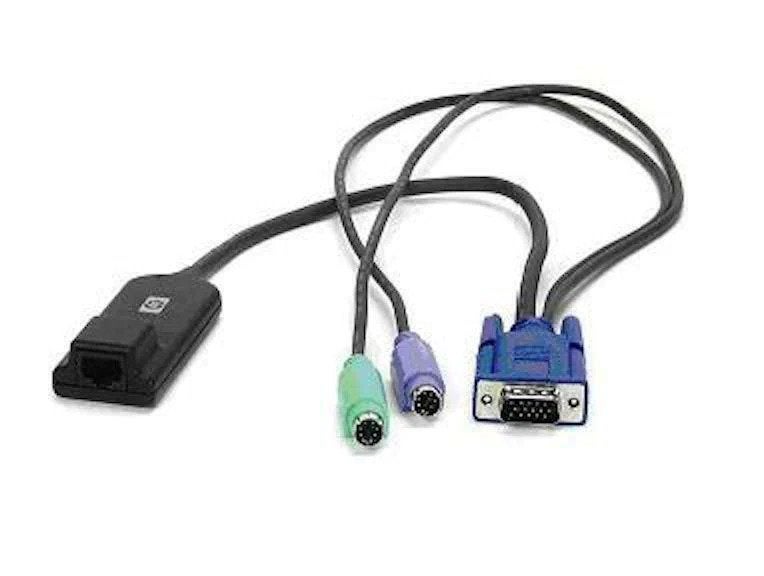 HP 396632-001 KVM Module Cable PS2-VGA-RJ45, Informatique & Logiciels, Pc & Câble réseau