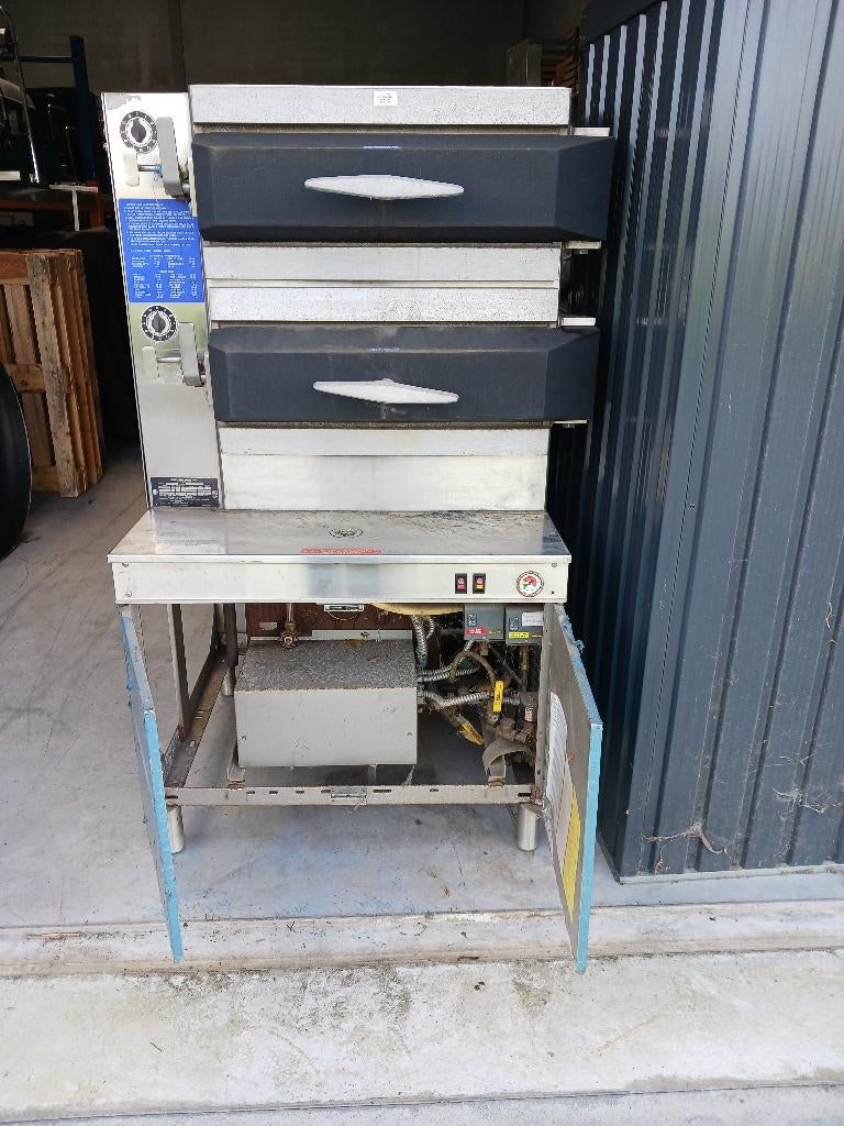 steamer op gas, Ophalen