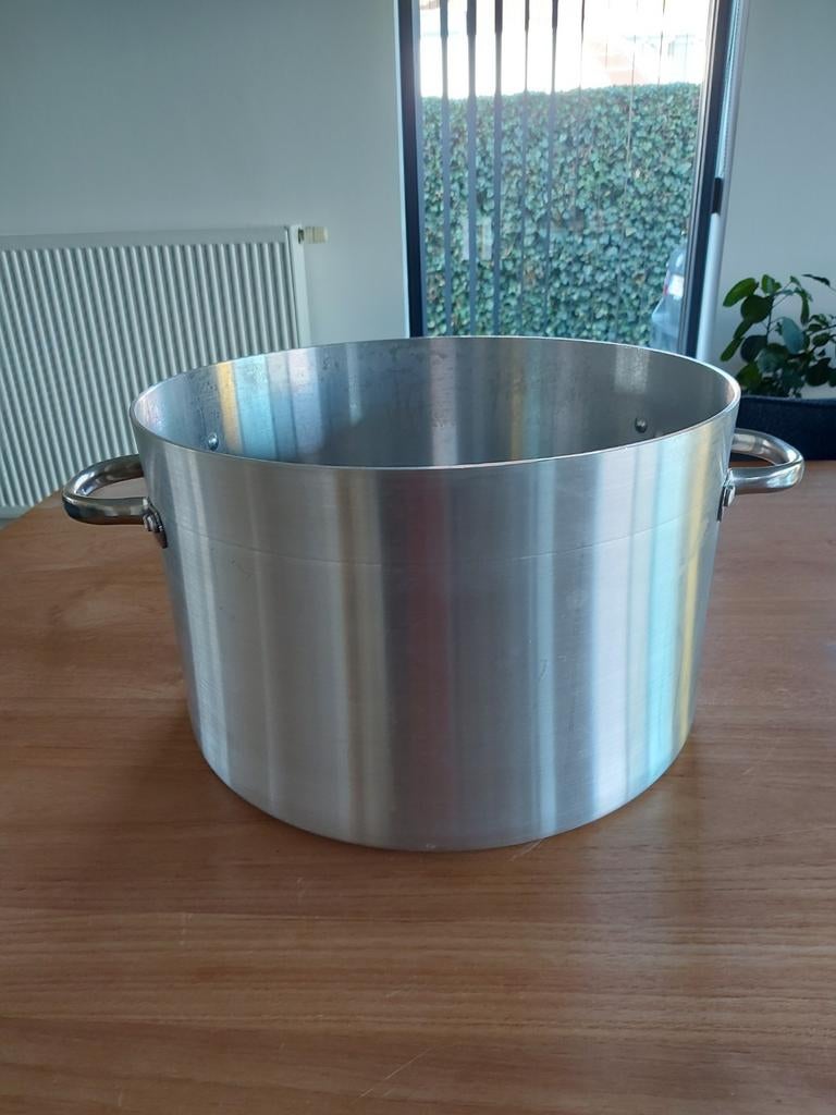 Aluminium kookpan met deksel. Diameter 40 cm. Hoogte 25,5 cm, Ophalen, Aluminium