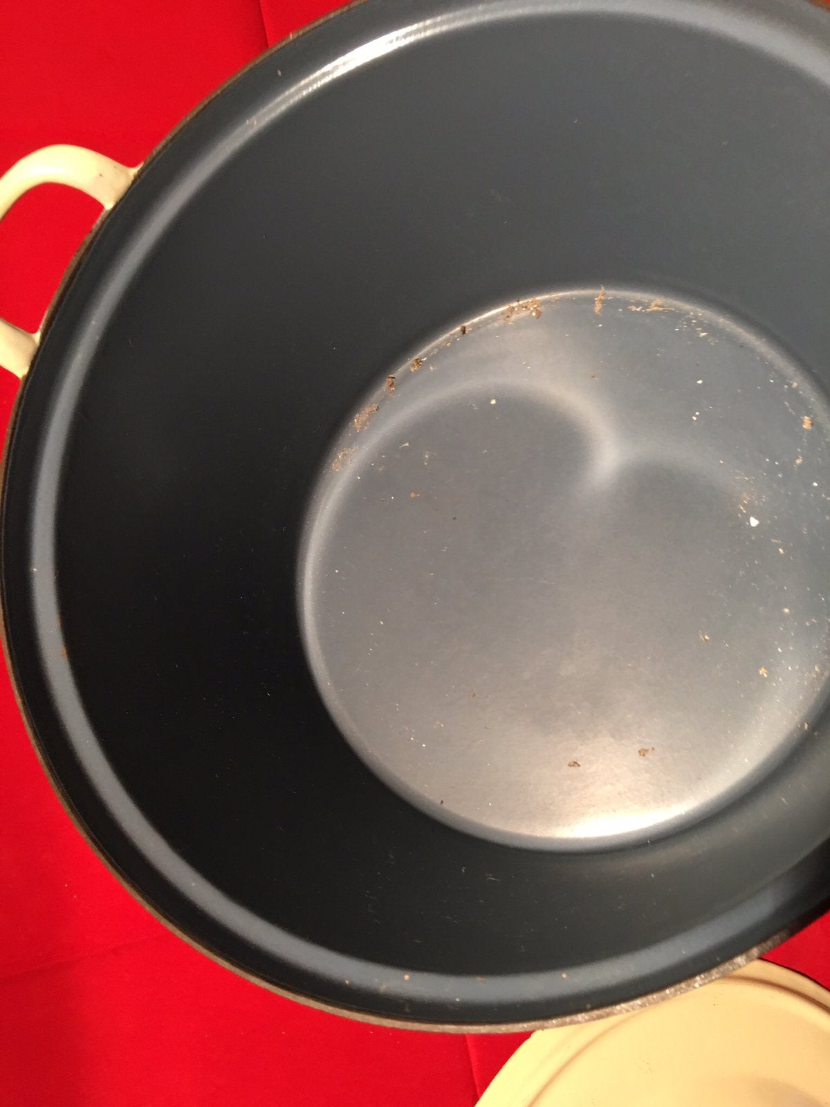 Vintage emaille kookpot, Huis en Inrichting, Ophalen of Verzenden, Gebruikt, Emaille