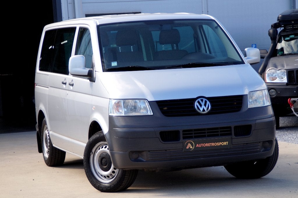 VW Transporter T5 2.5 TDi 1stehand_ Automatisch_ Garantie, Auto's, Monovolume, Leder en Stof, Diesel, Grijs