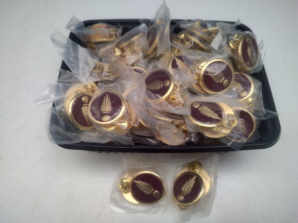 Lot Franse kraagspiegels # 7 , 50 paar, Verzamelen, Verzenden