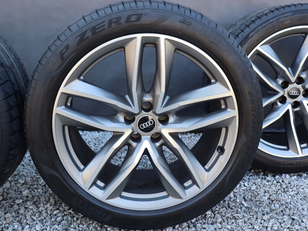 Jantes audi Q7 sport original 21 pouces, Autos : Pièces & Accessoires, Pneus et Jantes, 4 Saisons, 285 mm, 21 pouces