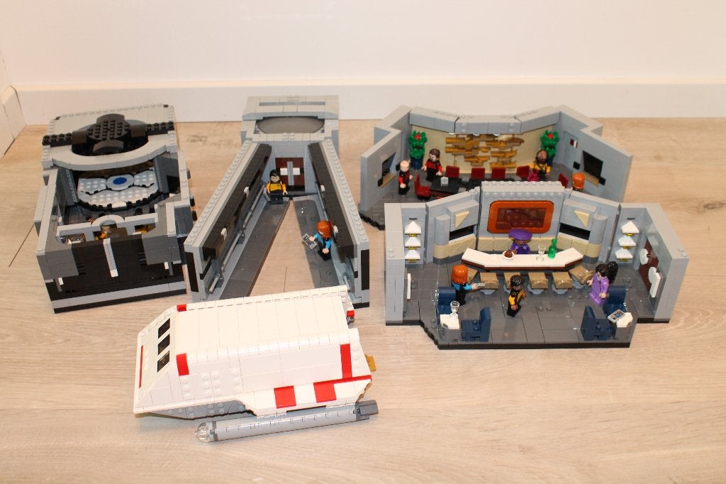 Dioramas et figurines LEGO Star Trek TNG MOC, Neuf, Enlèvement ou Envoi, Lego, MOC (création personnelle)