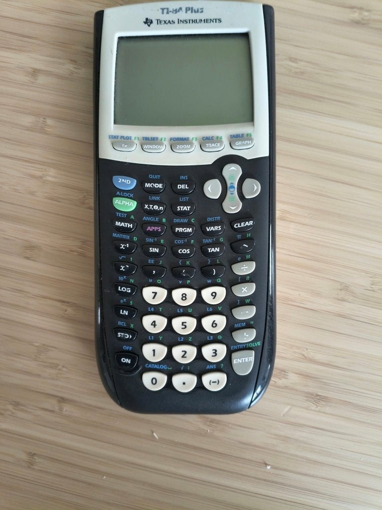 Texas Instruments Grafische Rekenmachine TI-84 Plus, Ophalen, Gebruikt