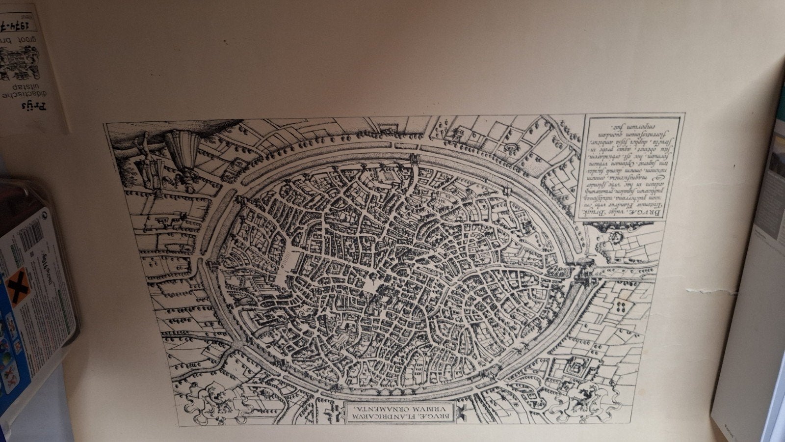 verzamelen oude kaart Brugge 1€, Antiek en Kunst, Ophalen of Verzenden
